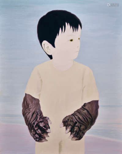 山本麻由香（B.1964） 2008年作 熊臂 油彩 画布