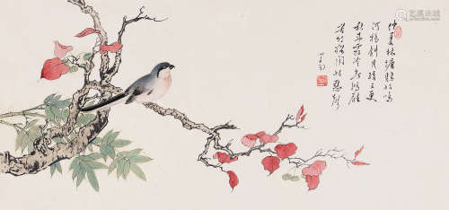 溥儒（1895～1963） 枝头鸣夏 镜心 设色纸本