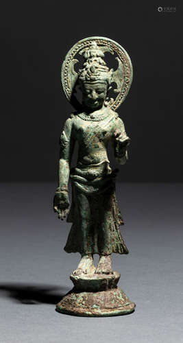 A BRONZE FIGURE OF PADMAPANI