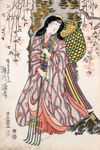 A GROUP OF 5 COLOURED WOODBLOCK PRINTS BY VARIOUS ARTISTS