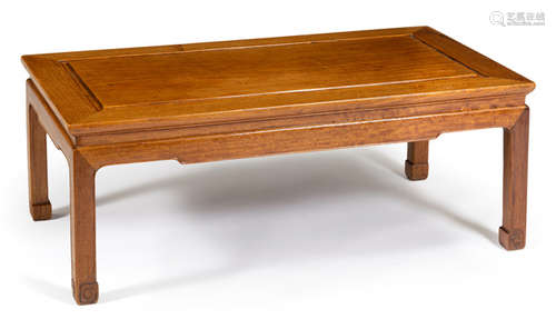 A LOW HARDWOOD TABLE