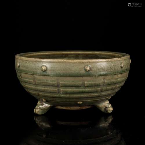 Ming Antique Longquan Celadon Censer