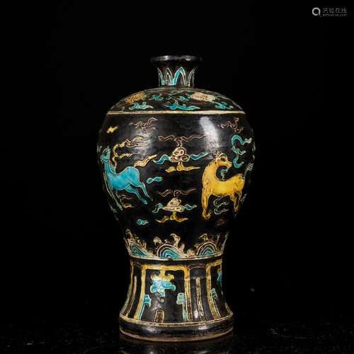 Ming Antique Fahua Vase,Ming Antique Fahua Vase