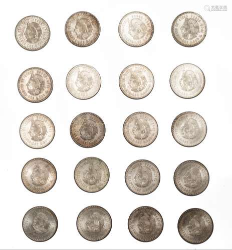 Set of 20 Silver Coins