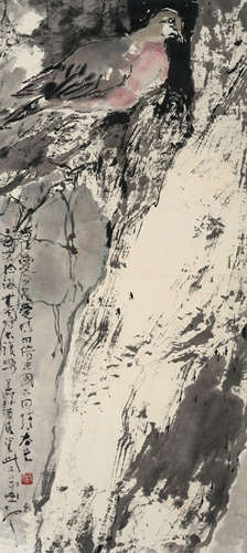 杨善深（1913～2004） 鸟趣 镜框 设色纸本