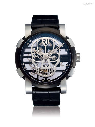 ROMAIN JEROME，精细及罕有，精钢手动上链腕表