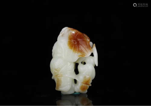 1949-1966, A FORTUNE-MEANING HETIAN JADE HAND PIECE, CHUANGHUI PERIOD