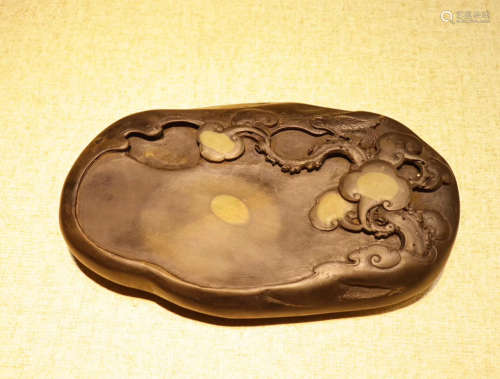 17-19TH CENTURY, AN OLD DUAN INKSTONE, QING DYNASTY