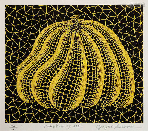 草间弥生（b.1929） 2001年作 A PUMKIN SY 限量  版画