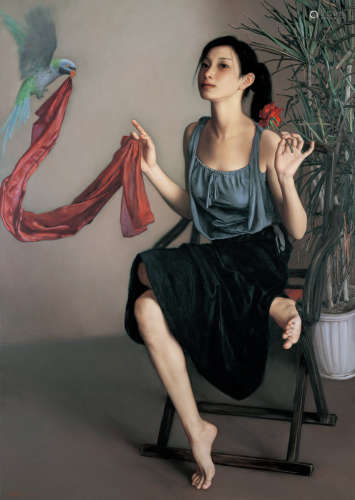 李贵君（b.1964） 2006年作 温 情 布面 油画