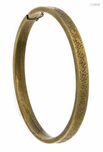 Armreif GG 333/000 Kastenschließe mit SI-Acht, defekt, innen 52 x 61 mm, D. 5,8 mm, 12,9 gBangle