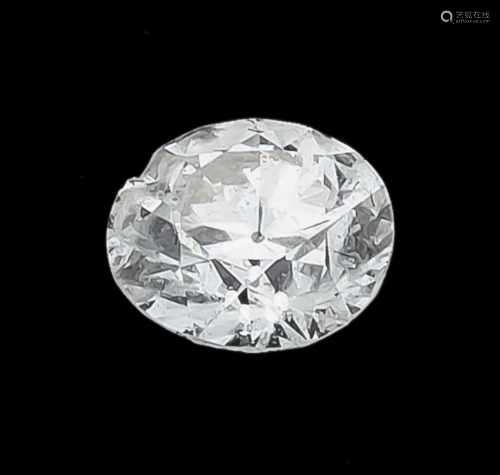 Altschliff-Diamant 0,33 ct W/SI, am Rand best.Old cut diamond 0.33 ct W / SI, chipped at the rim