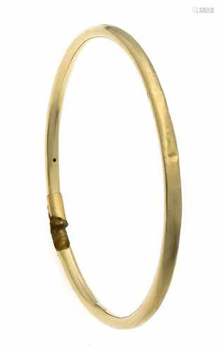 Armreif GG 585/000 defekt, geklebt, innen 69 x 64 mm, D. 4 mm, 10,3 gBangle GG 585/000 broken, glued