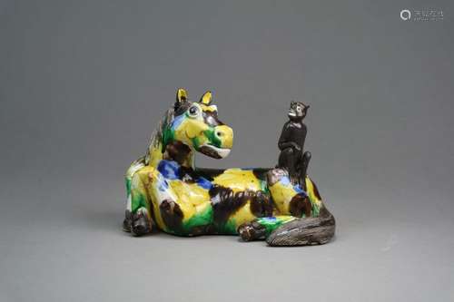 A Chinese Figure of a Horse and Monkey, Kangxi