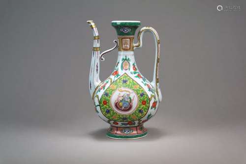 A Japanese Arita Porcelain Ewer