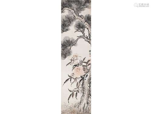 张赐宁（1743～1818） 花卉 立轴 设色纸本