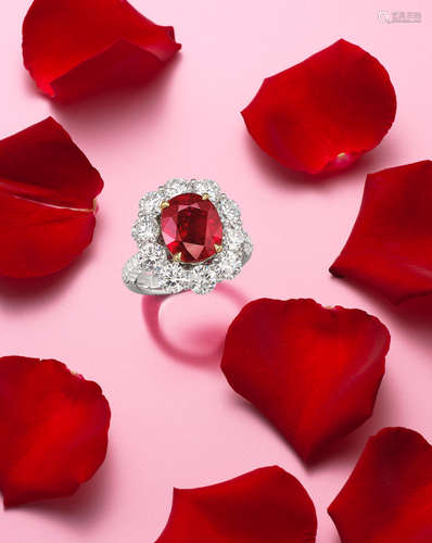 An Exceptional Ruby and Diamond Ring