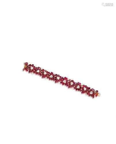 A Ruby and Diamond Bracelet, By Alexandre Reza