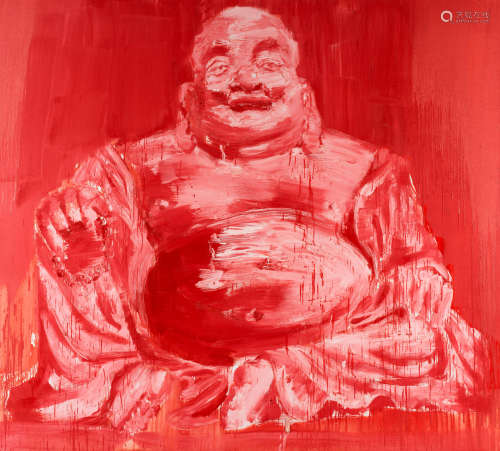 Mitreya Buddha  Yan Pei-Ming(Chinese, born 1960)嚴培明