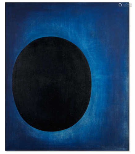 Untitled (The Black Sun)  Richard Lin(Lin Show-Yu) 1933-2011