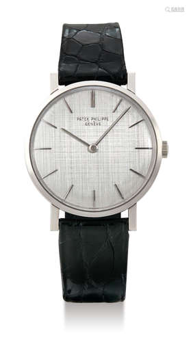 Patek Philippe, A Fine White Gold Wristwatch