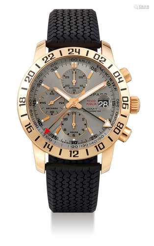 Chopard, A Yellow Gold Automatic Chronograph Wristwatch with Date