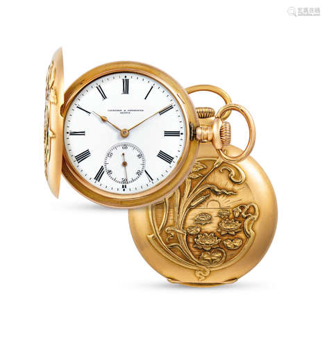 Vacheron & Constantin, A Pink Gold Hunter Case Keyless Pocket Watch