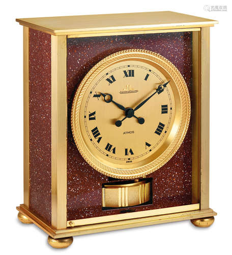 Jaeger-LeCoultre, A Gilt Brass Atmos Clock