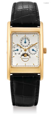 Audemars Piguet, A Fine Yellow Gold Perpetual Calendar Wristwatch with Moon-Phases