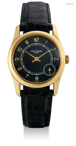 Patek Philippe, A Fine Yellow Gold Automatic Wristwatch