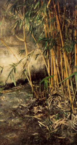 肖芳凯 2015年作 景物·园林卷1521 布面油画