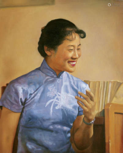 谢宏军 2010年作 张瑞芳1955年 布面油画