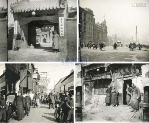 迪尔登·J·福尔摩斯 1920s 民国北京、上海等地风景民俗照片（204张） 银盐纸基
