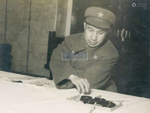 1950s 佚名 粟裕、饶漱石等华东军政委员肖像（11张） 银盐纸基