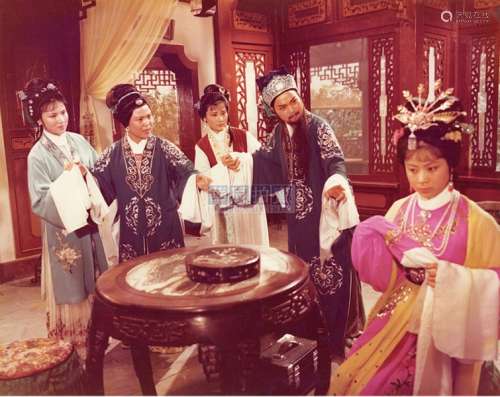 1984年 佚名 《五女拜寿》大幅剧照（4张） 彩色冲印