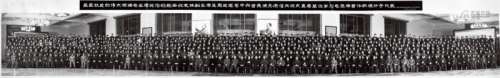 1967年 毛泽东、林彪、周恩来接见通信兵学习毛著积极分子代表（长卷） 银盐纸基