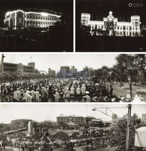 1937年 佚名 乔治六世加冕天津庆典相册及纪念影集（78张） 银盐纸基