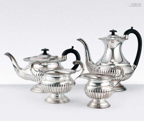 20世初 英国镀银茶具 （一套四件）