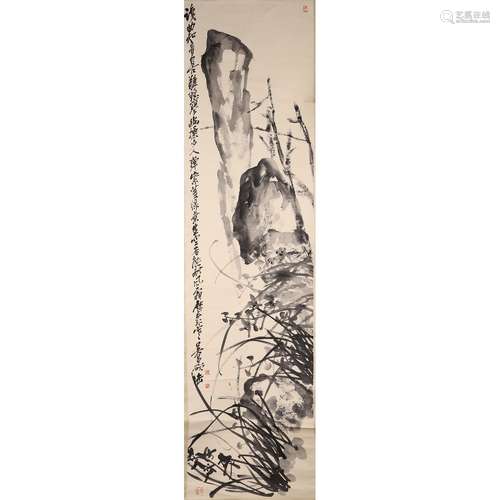 WU CHANGSHUO: INK ON PAPER PAINTING