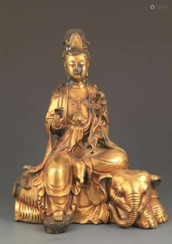 TIBETAN BUDDHIST SAMANTABHADRA STATUE