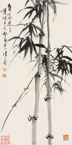 徐子鹤（1916～1999） 墨竹 立轴 水墨纸本