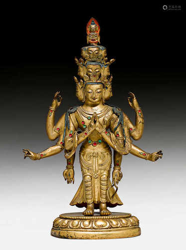 EKADASHAMUKHA AVALOKITESHVARA.