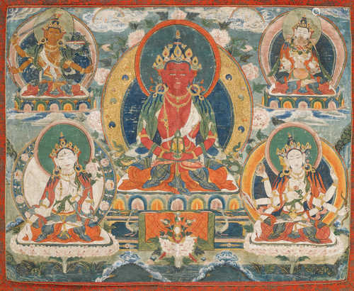 GROSSES THANGKA DES AMITAYUS.