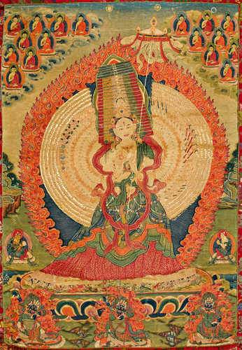 THANGKA DER USHNISHASITATAPATRA.