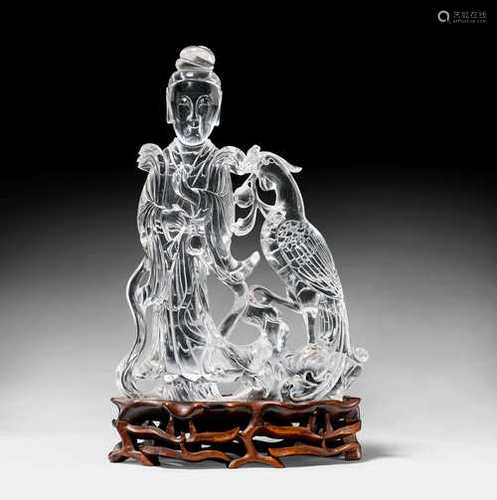 GUANYIN MIT PHÖNIX.