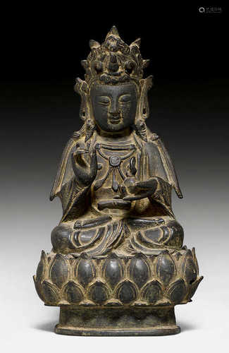 GUANYIN AUF LOTOSSOCKEL.