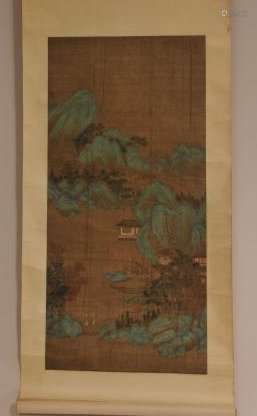 Hanging Scroll.  China. 19th century or earlier. 