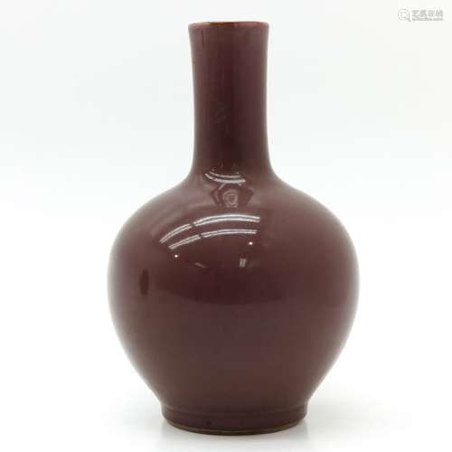 A Monochrome Globular Vase 39 cm. Tall.		A Monoch...