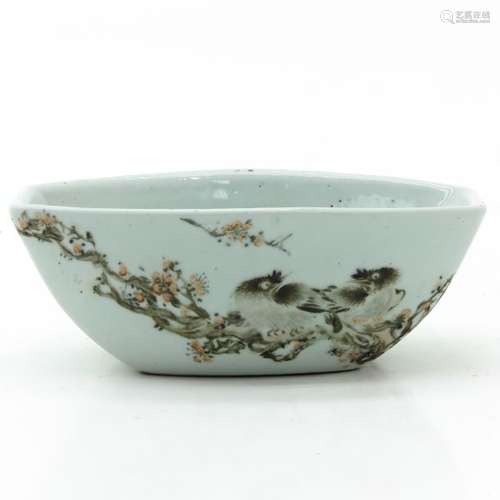 A Polychrome Decor Dish Depicting ducks with signe...