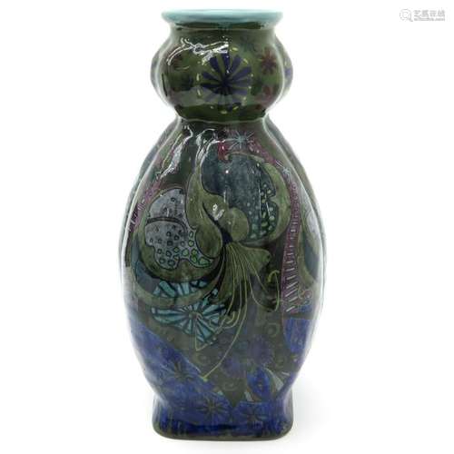 A Rosenburg Vase Den Haag, 41 cm. Tall.		A Rosenb...